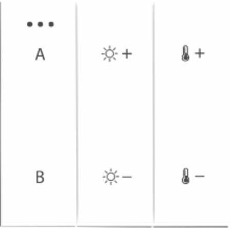 SWITCH PANEL REMOTE CONTROL 2-GROUP BLUETOOTH WH Azzardo AZ5210 biały