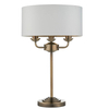 Lampa stołowa Endon Lighting Highclere 98932 mosiądz