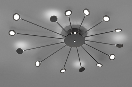 Lampa sufitowa Trio 679511532 czarny