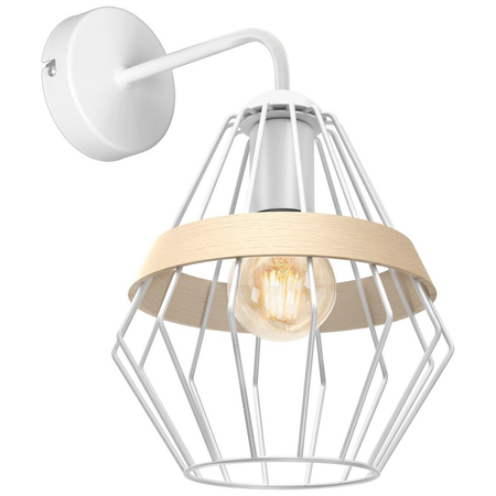 Milagro Kinkiet Cliff 1xE27 Biały MLP5517 BIAŁY