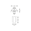 Kinkiet Zuma Line MB3523-2-EBCN NIRA KINKIET CZARNY/BLACK