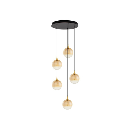 Lampa wisząca Luces Exclusivas LURVELA LE45134 złoty i odcienie złota, czarny