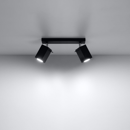 Sollux Lighting Plafon MERIDA 2 szary SL.0456