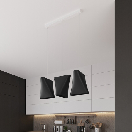 Sollux Lighting Żyrandol BLUM 1 czarny SL.0770