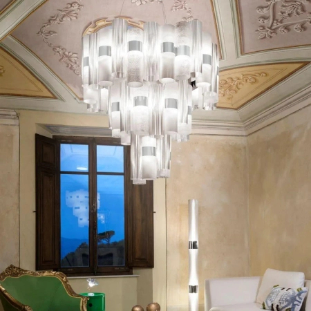 Lampa wisząca Slamp LA LOLLO - WHITE XL LALSXL0WHT01T00NMTEU biały