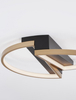 Lampa sufitowa Luces Exclusivas CROIX czarny/złoty LE42658
