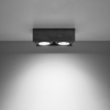 Sollux Lighting Plafon QUATRO 2 naturalne drewno SL.0916