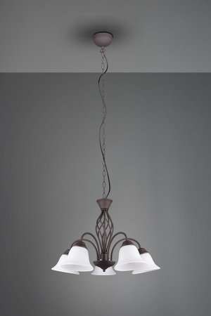 Lampa wisząca Trio 101000524 biały/miedziany