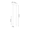 Sollux Lighting Lampa wisząca WEZYR 2 biała SL.0958