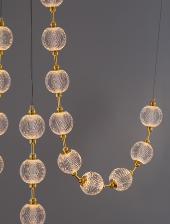 Lampa wisząca Luces Exclusivas CANA złoty LE42697