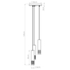 Sollux Lighting Lampa wisząca LIRO 3P biały SL.1694