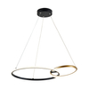 Lampa wisząca RANDO Zuma Line 20002P-GD czarny/złoty