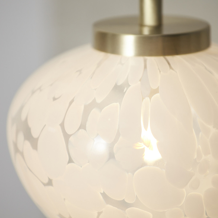 Lampa stołowa Endon Lighting Mali 98817 mosiądz