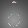 Lampa wisząca Ledowe Okręgi No.1 X 80cm 3k różowo złota Dali