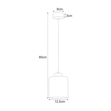 Lampa wisząca Kaja LUNA K-5525 czarny, grafitowy, srebrny