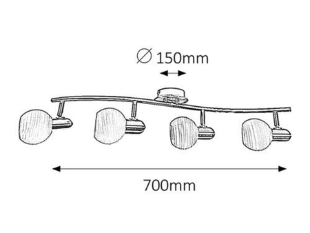Oczko Rabalux Aurel 6344 chrom satyna