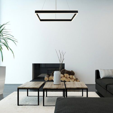 Lampa wisząca Rabalux Quadro 3085 czarny matowy