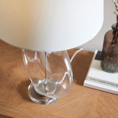 Lampa stołowa Endon Lighting Gideon 90535 nikiel