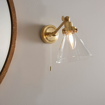 Kinkiet Endon Lighting Faraday 93854 mosiądz