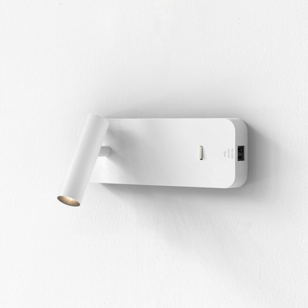 Kinkiet Astro Enna Surface USB A+C 1058249 Matowy Biały