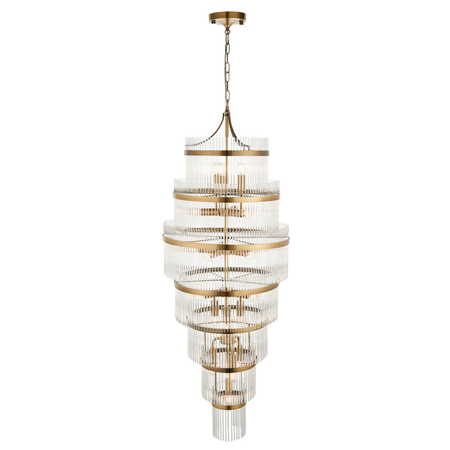 Lampa wisząca Endon Lighting Marietta Grand 112793 mosiądz