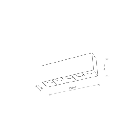 Spot MIDI LED Nowodvorski 10055 czarny