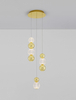 Lampa wisząca Luces Exclusivas PONCE złoty LE42700