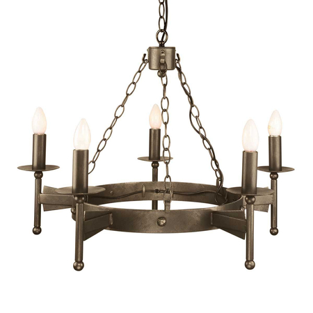 Żyrandol Elstead Lighting Cromwell brąz CW5-OLD-BRZ