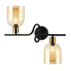 Kinkiet Italux Servio WL-66892-2A-BK-AMB Czarny