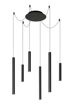 Lampa wisząca Lucide LORENZ 74403/06/30 czarny