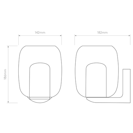 Kinkiet Astro Aquina Wall 1450001 Polerowany Chrom