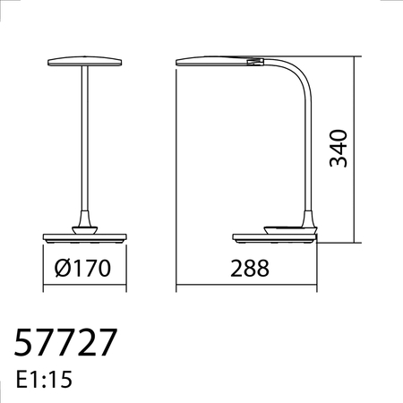 Lampa stołowa ANNA biały 10W CCT 2700-6000K ściemnianie