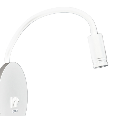 Milagro Lampka nocna Base 8W+2W Biały ML6353 BIAŁY