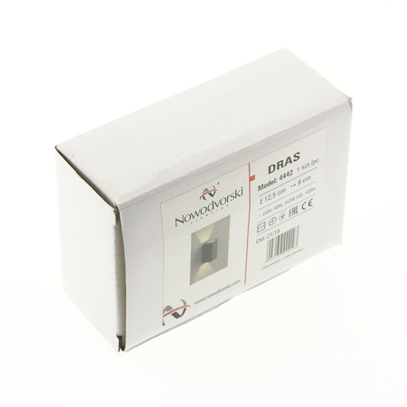 Kinkiet zewnętrzny Nowodvorski 4442 DRAS IP54 2x3W LED CREE