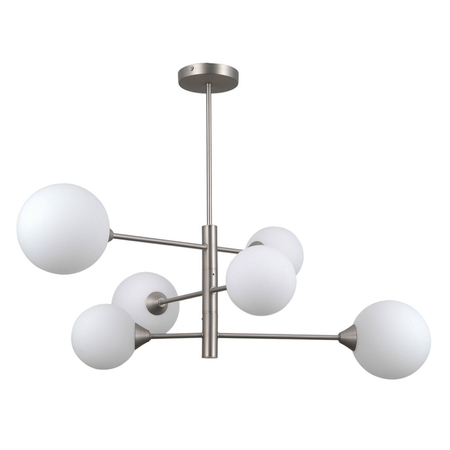 Lampa wisząca Italux Evora PND-55342-6-SN Nikiel satynowany