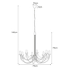 Lampa wisząca PERSEO Kaja K-3521 czarny