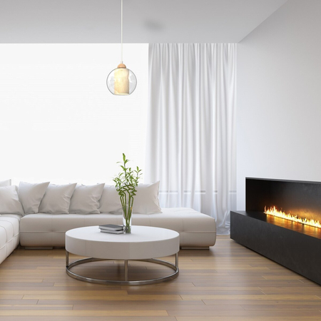 Milagro Lampa wisząca TELA 1xE27 fi20 MLP7955 BIAŁY