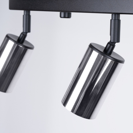 Sollux Lighting Plafon WINX 4L czarny/chrom SL.1371