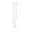 Lampa wisząca HERMANOS Nowodvorski 10905 czarny