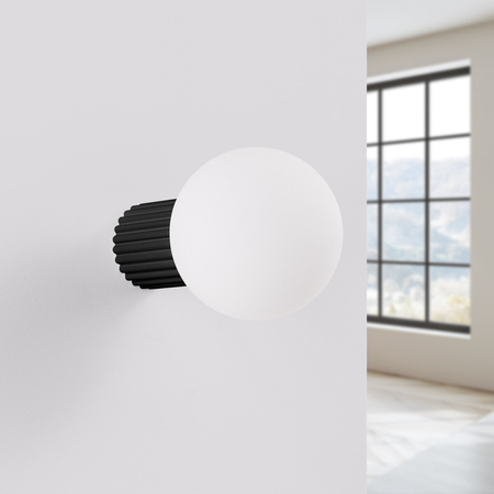 Sollux Lighting Kinkiet HALO czarny IP44 SL.1712