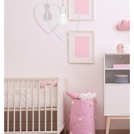 Milagro Lampa wisząca Amore 1xE27 Biały MLP9950 BIAŁY