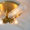 Lampa sufitowa Endon Lighting Talo 96160 mosiądz