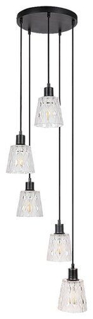 Lampa wisząca Rabalux Jarina 5334 czarny