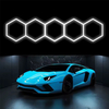 Lampa LED Hexagon Blaupunkt 230W geometryczny panel sufitowy led 4000K CRI90 w kształcie plasta miodu