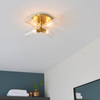 Lampa sufitowa Endon Lighting Talo 96160 mosiądz