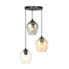 Lampa wisząca ISTAR 3 BL PREMIUM MIX Emibig 682/3PREM czarny/złoty
