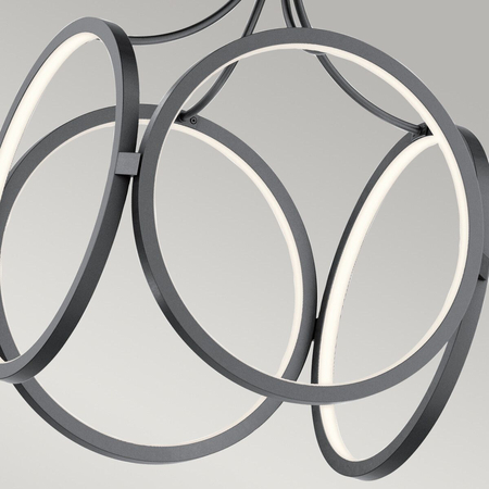 Lampa wisząca LED Ciri - Matowa czerń Quintiesse QN-CIRI-P-MBK