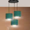 Lampa wisząca HILDE 3 BL PREMIUM GREEN Emibig 1051/3PREM zielony