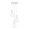 Sollux Lighting Lampa wisząca HALO 3P biała SL.1710