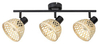Oczko Rabalux Rattan 3135 czarny matowy
